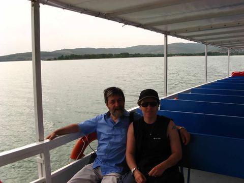 Con Attilia sul lago Trasimeno