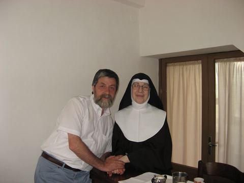 Con la mia amica suora di clausura Maria Chiara di Urbino